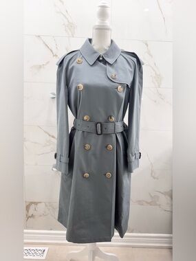 [Authentic] Burberry - Tropical Gabardine  -Rare, Wool Lining Trench Coat